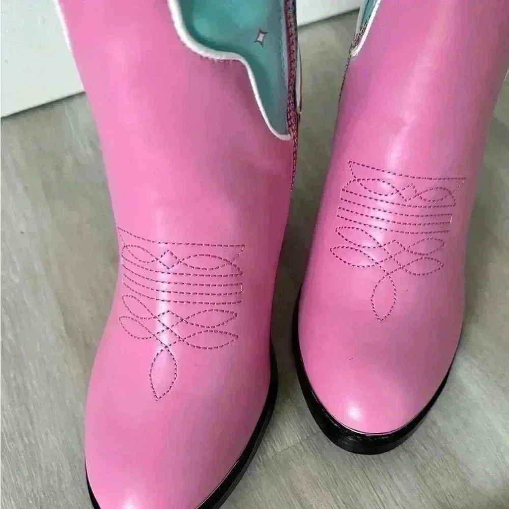 Care Bears X Dolls Kill Cowboy Boots Size 7 - Picture 3 of 9